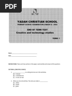 Grade 5 Mathematics Exam Term 1 2025 | PDF | Arithmetic | Mathematics