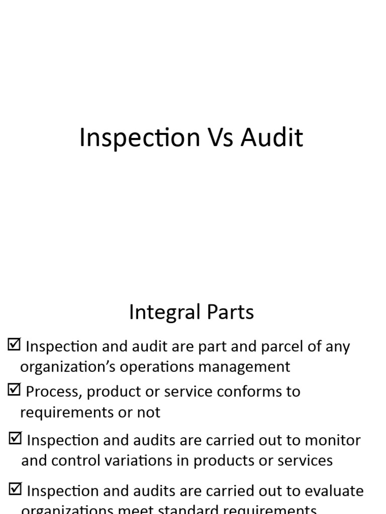 UL Inspection Vs Audit PDF