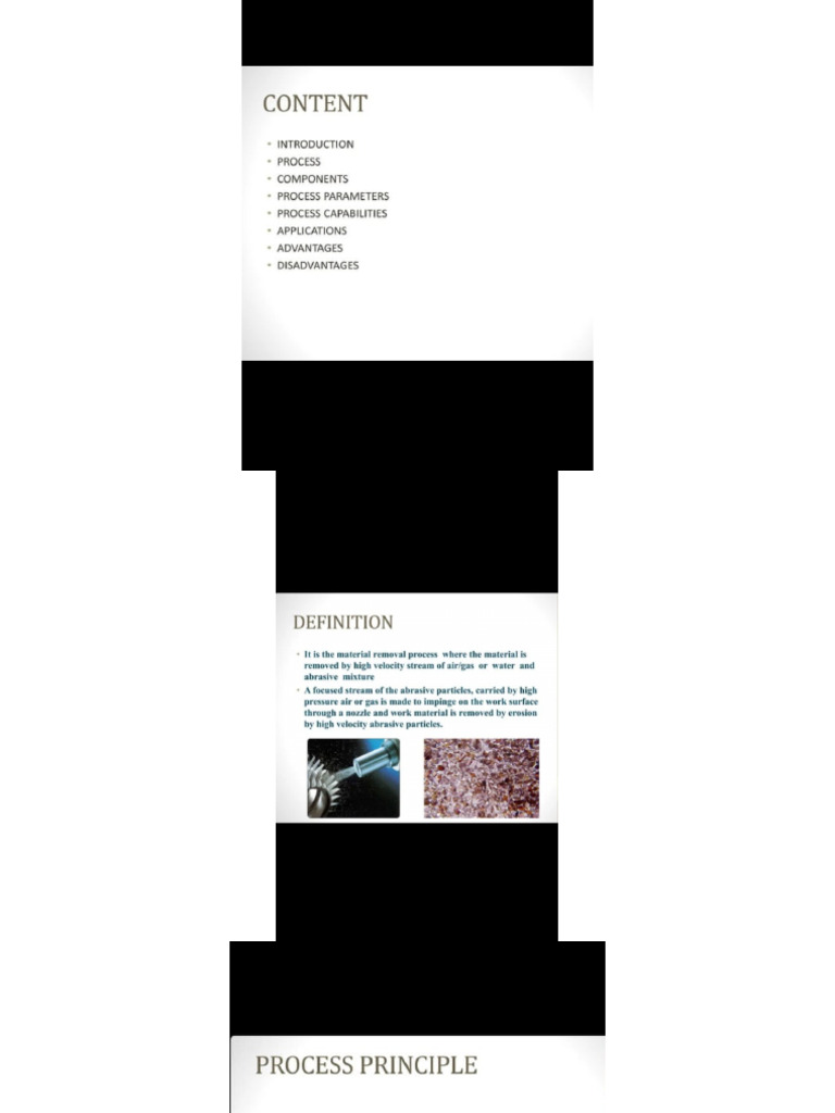 Abrasive Jet Machine PDF