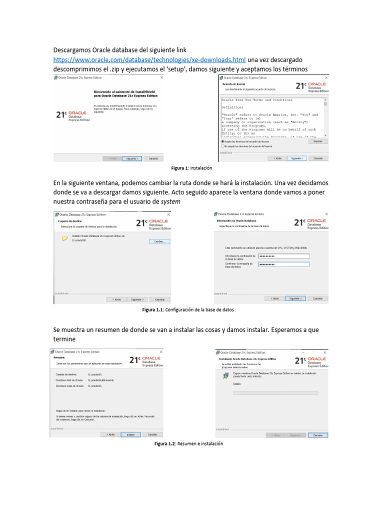 Nueva instalacion sqlplus pdf
