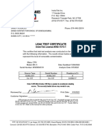 Leak Certificate