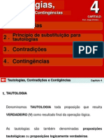 Cap-4 Tautologia-Contradição