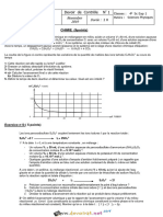 Devoir de Contrôle N°1 - Sciences Physiques - Bac Sciences Exp (2019-2020) MR Foued Bahlous