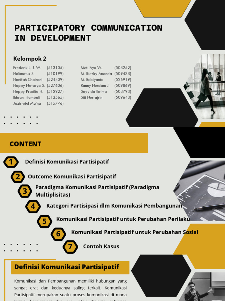 Komunikasi Partisipatif dalam Pembangunan | PDF