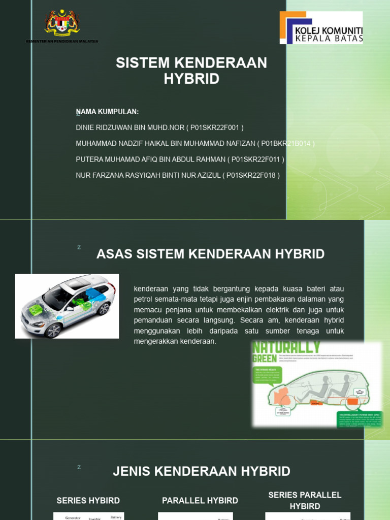 Sistem Kenderaan Hibrid PART 2 | PDF