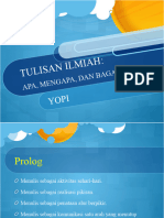 Pertemuan 8.Penulisan Ilmiah