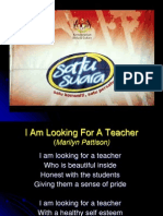 I Am Looking for a Teacher