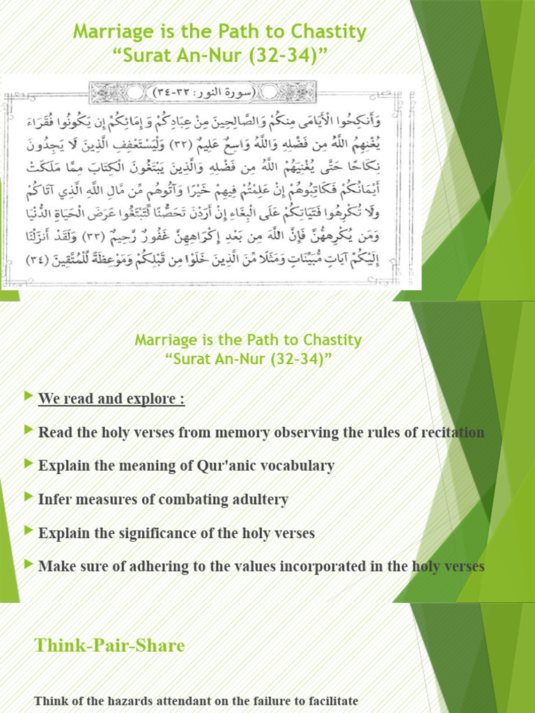 Marriage Is The Path To Chastity | PDF