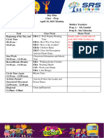 Grade Prep-Day Plan-April 10,2023