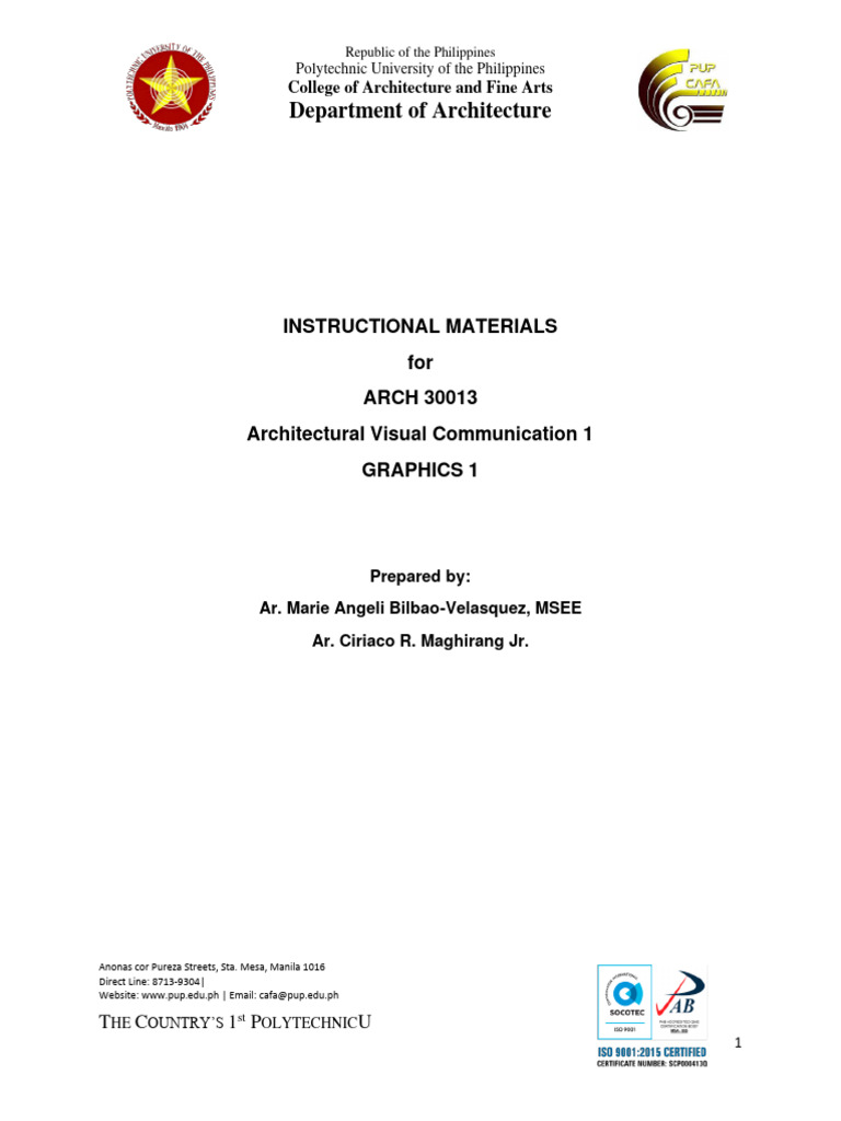 Architectural Visual Communication Basics | PDF