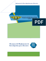 Resumen Del Reglamento de Investigación para Discentes