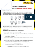 EX SA 013 Energy Saving Bulbs Warning