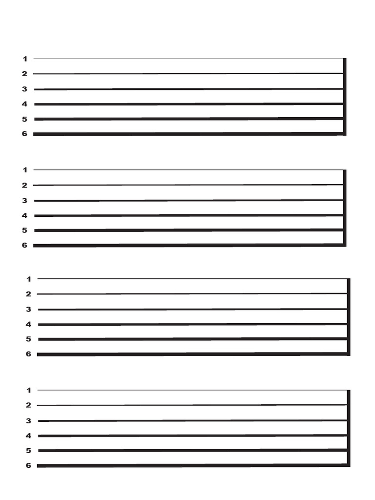 Resultado De Imagen Para Hojas De Tablatura Para Imprimir Acoustic ...