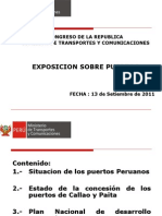 Situacion de Los Puertos Peruanos Vmt Rev. -13.09.11