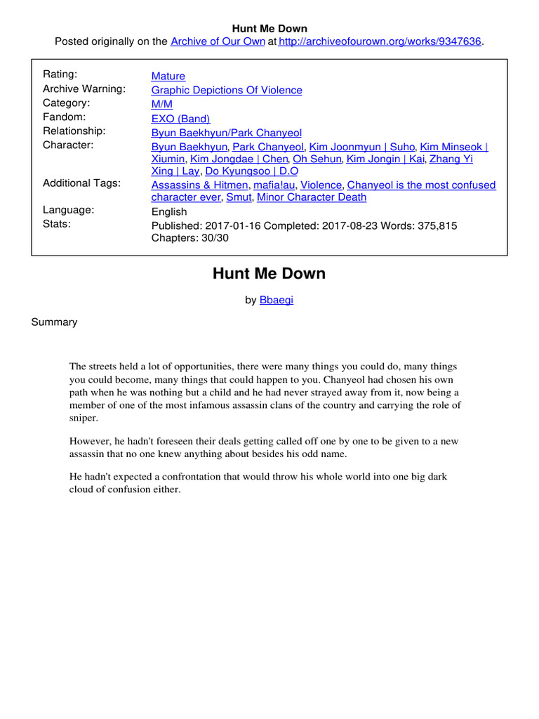 Hunt Me Down PDF
