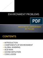 Environmental Problems: Causes and Effects