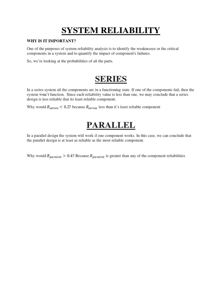 System Reliability Pdf | Structural and System Reliability – DDVLNE