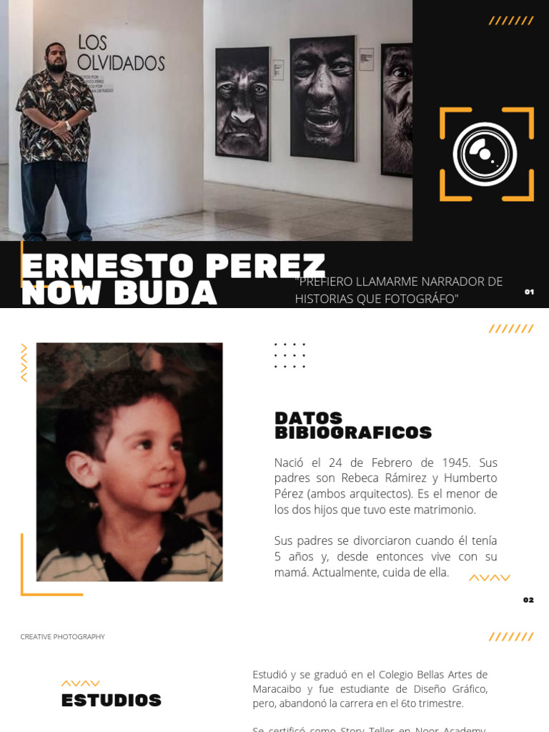 Creative Photography Presentation Template PDF