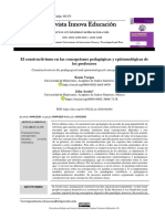 El Constructivismo en Las Concepciones Pedagógicas y Epistemológicas de Los Profesores