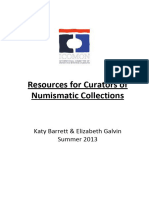 Resources for Curators of Numismatic Collections (ICOMON, 2013)