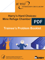 Harry's Hard Choices: Mine Refuge Chamber Training: Trainee's Problem Booklet