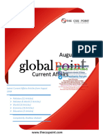 Monthly Global Point Current Affairs August 2018
