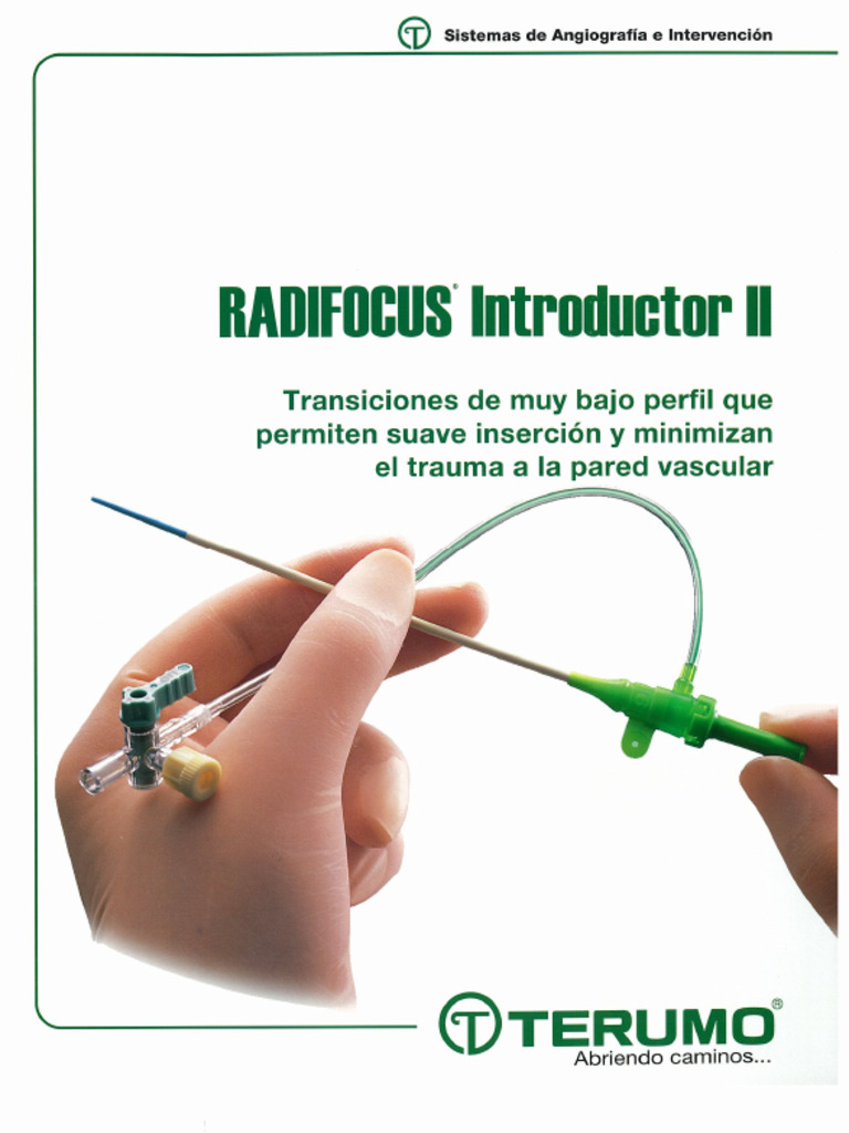 Brochure Introductor Radiofocus TERUMO Español PDF