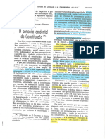 Artigo - O Conceito Ocidental de Constituição - I - Parte