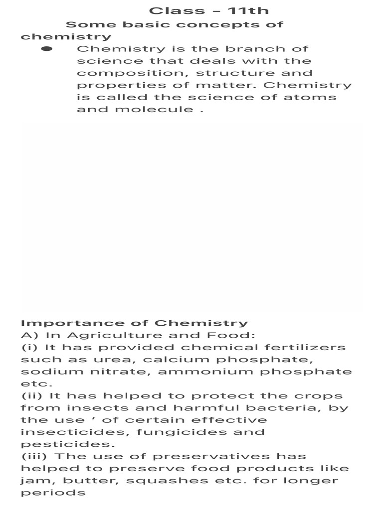 Some Basic Concepts of Chemistry | PDF