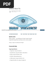 NMAP Commands Cheat Sheet and Tutorial With Examples | PDF