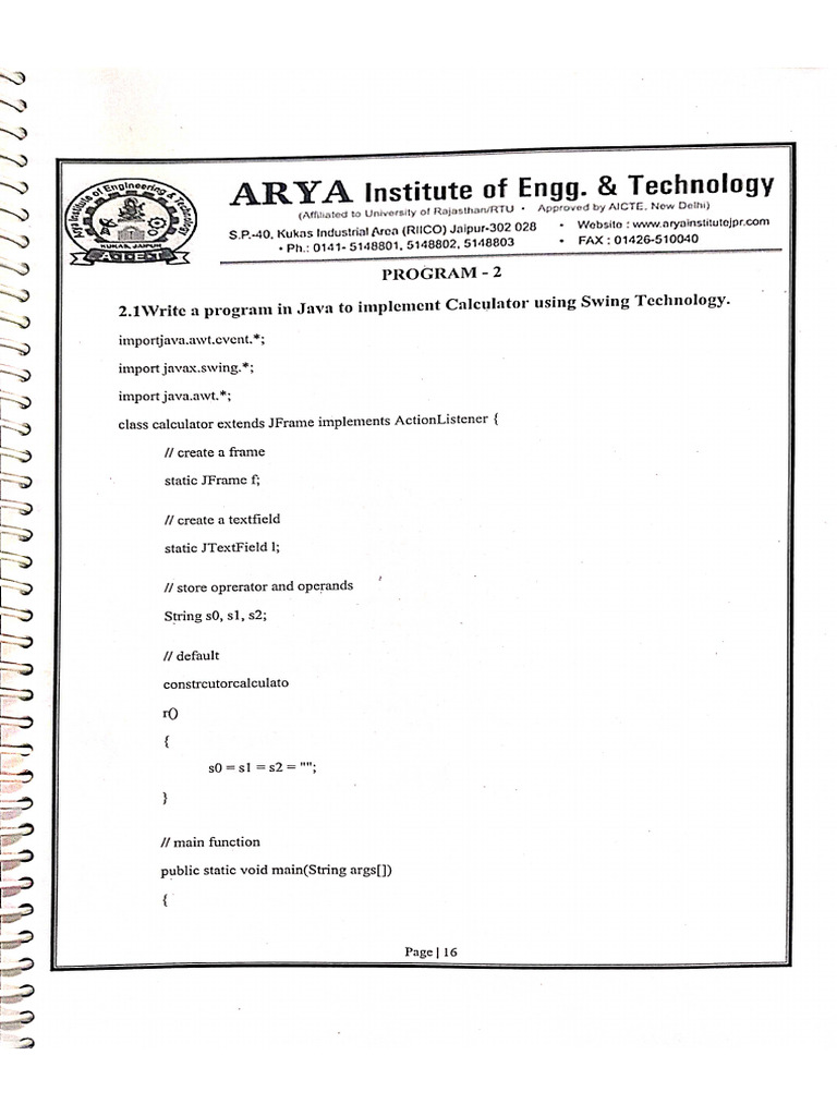 Exp 2 Advance Java Lab | PDF