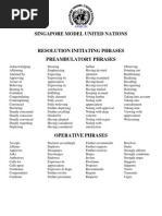 Operative Clauses and Phrases List | PDF