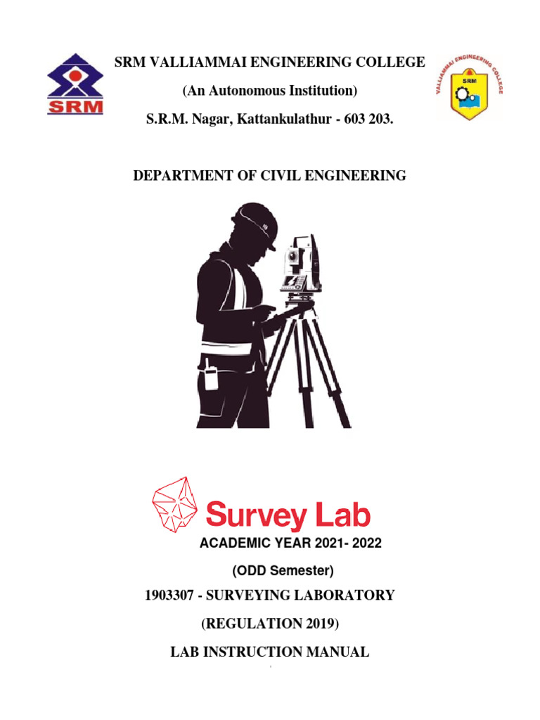 Surveying Lab Manual PDF Surveying Compass