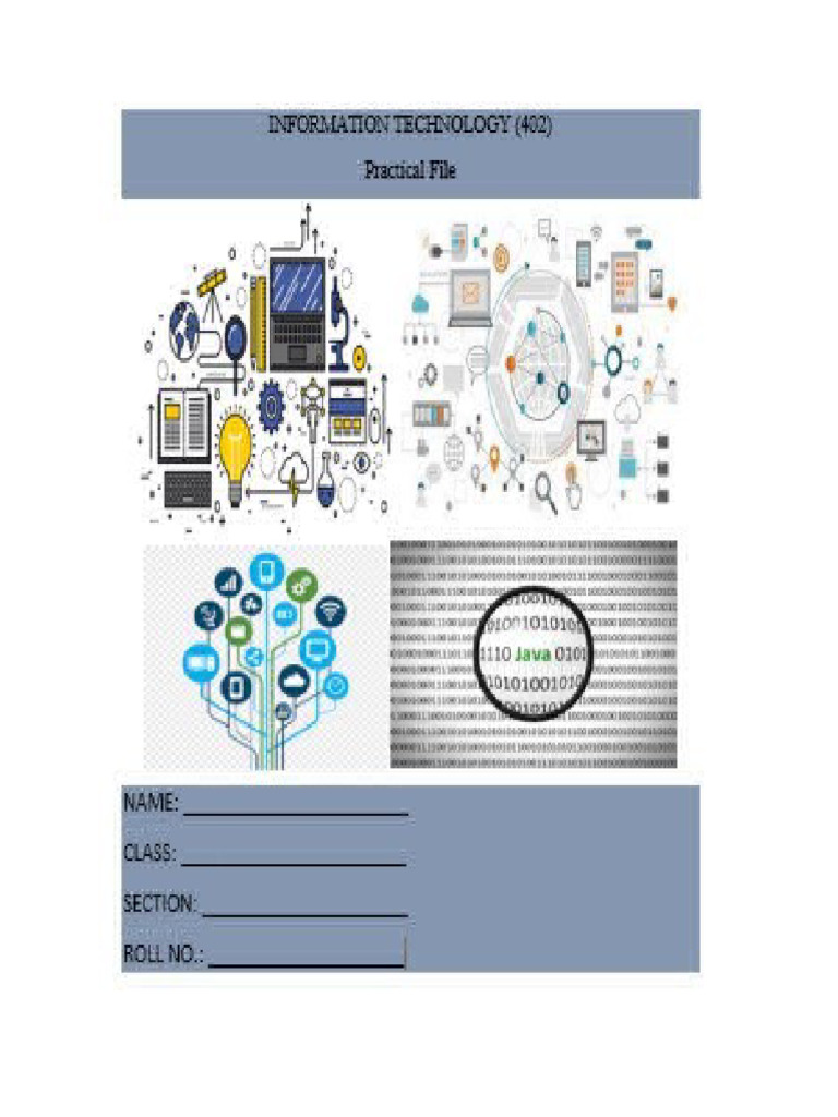 Cover Page Template For IT | PDF