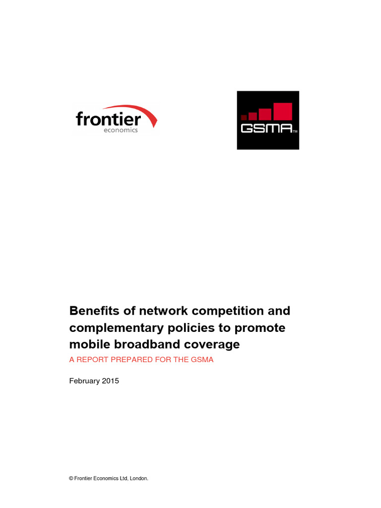 Benefits of Network Competition and Complementary Policies To Promote ...