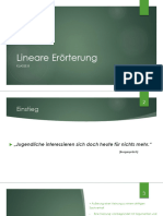 Lineare Erörterung