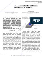 Performance Analysis of Different Shapes Patch Antennas at 2.45 GHZ IJERTV3IS090101