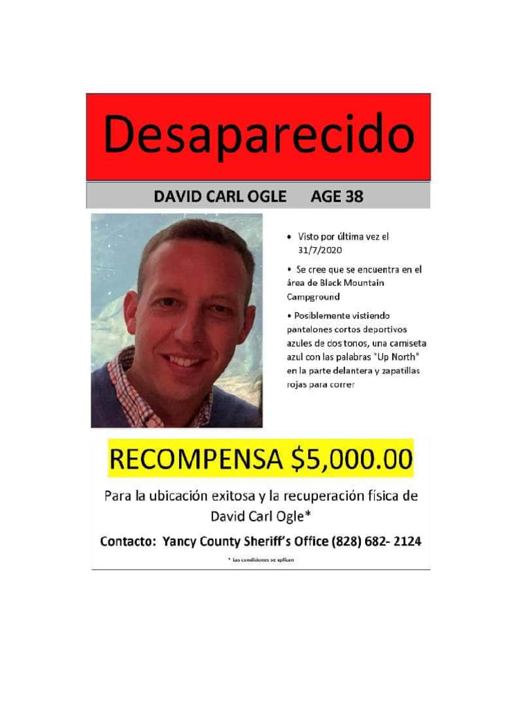 Spanish Missing Poster Format | PDF