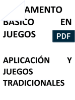 Reglamento Básico en Juegos de Aplicación y Juegos Tradicionales Orientados Al Atletismo Nico2