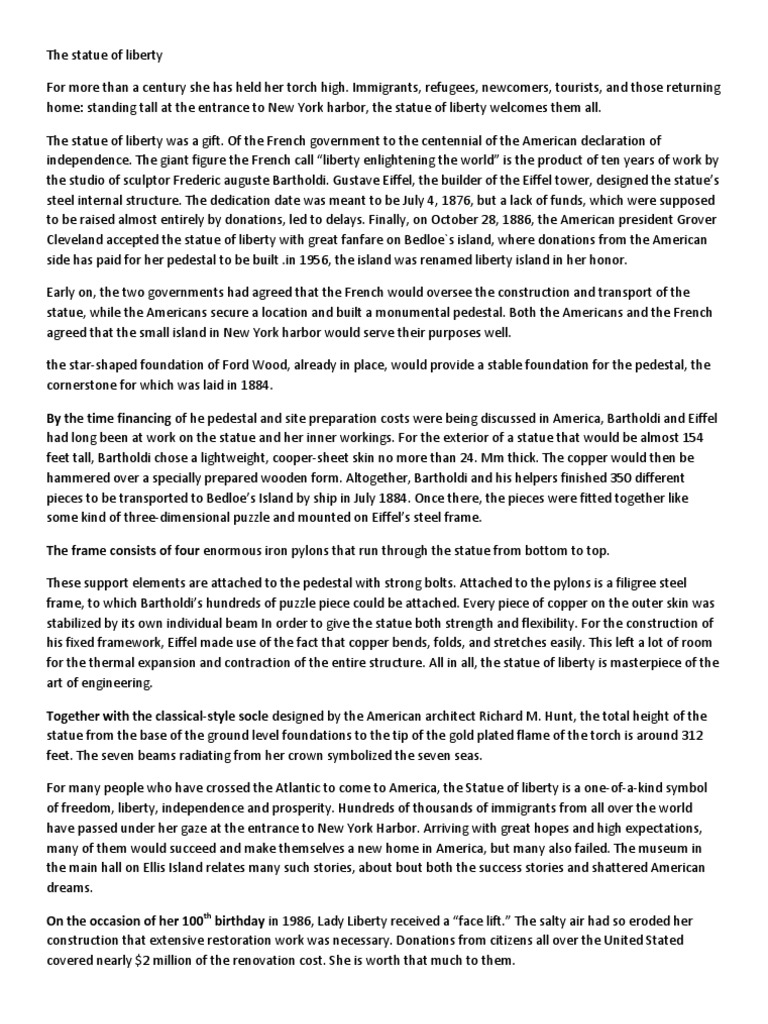 The Statue of Liberty