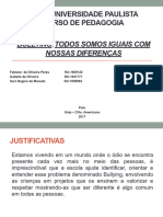 Projeto Todos Somos Iguais Com Nossas Diferenças