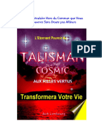 Talisman Cosmic - du 12 12 2014