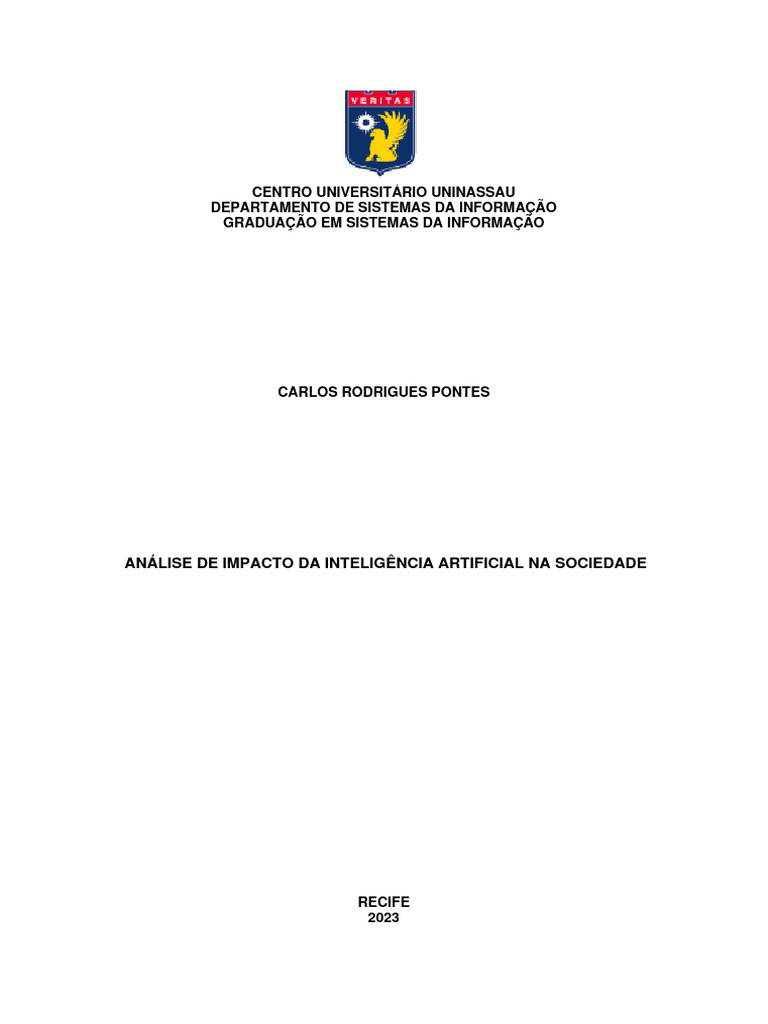 Impactos Da IA Na Sociedade | PDF