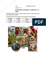 LOS ESPACIOS AGROPECUARIOS, PESQUEROS, Y FORESTALES Y SU PRODUCCION MUNDIAL. geografia