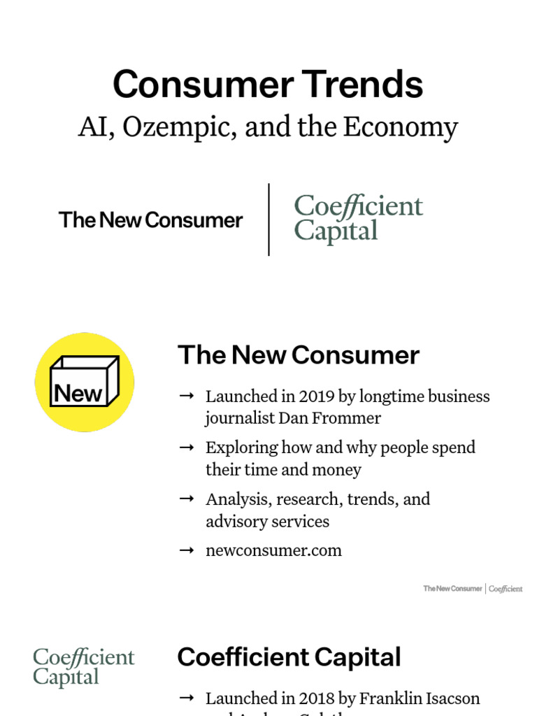 Consumer Trends 2023 Midyear | PDF | Business | Social Science