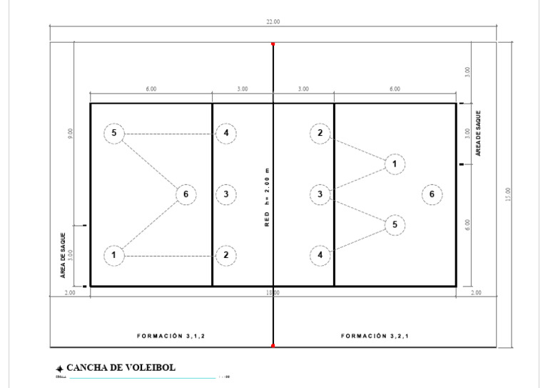 Cancha de Volley PDF