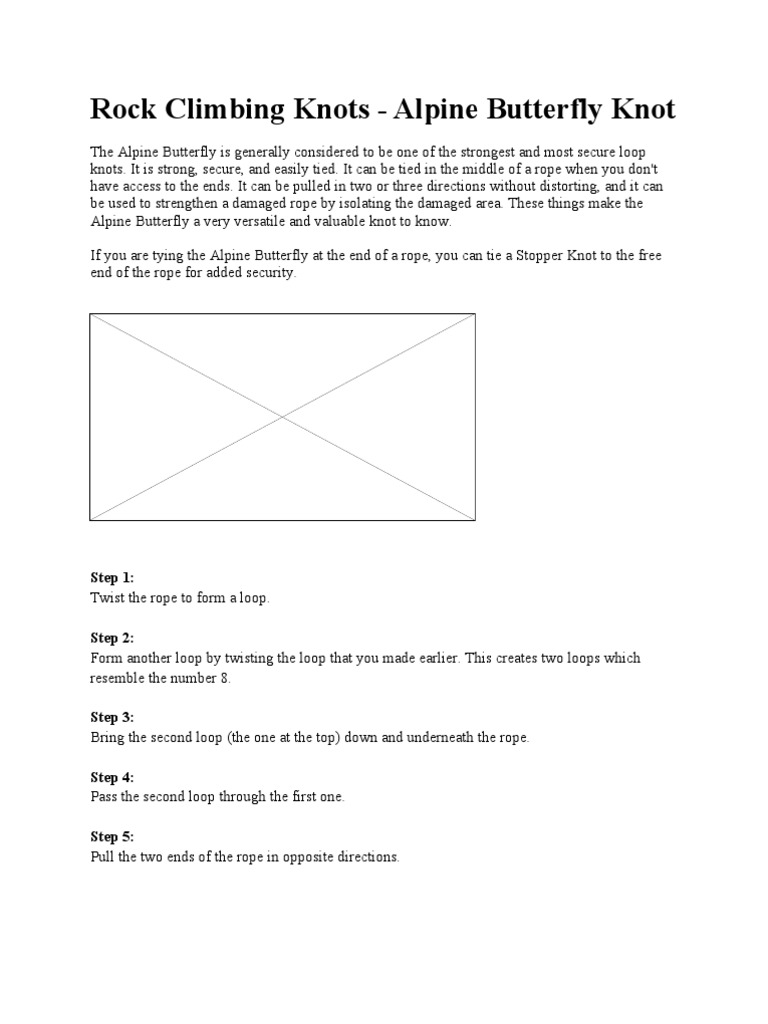 Rock Climbing Knots PDF Knot Rope