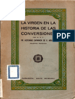 La Virgen en La Historia de Las Conversiones - R. P. Fr. Victorino Capanaga de S. Agustín