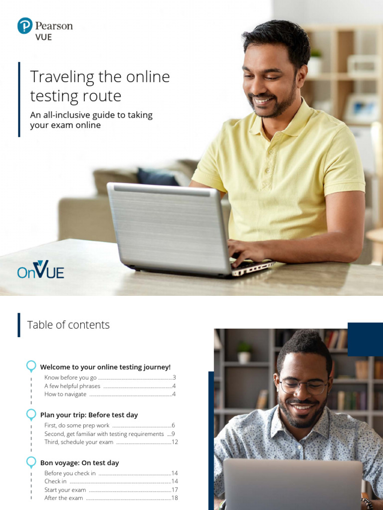Pearson VUE Online Testing Guide 080523 | PDF