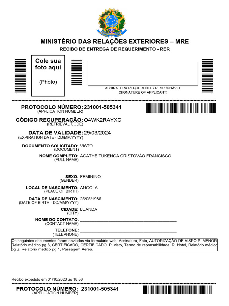 Ministério Das Relações Exteriores - Mre: (Photo) | PDF